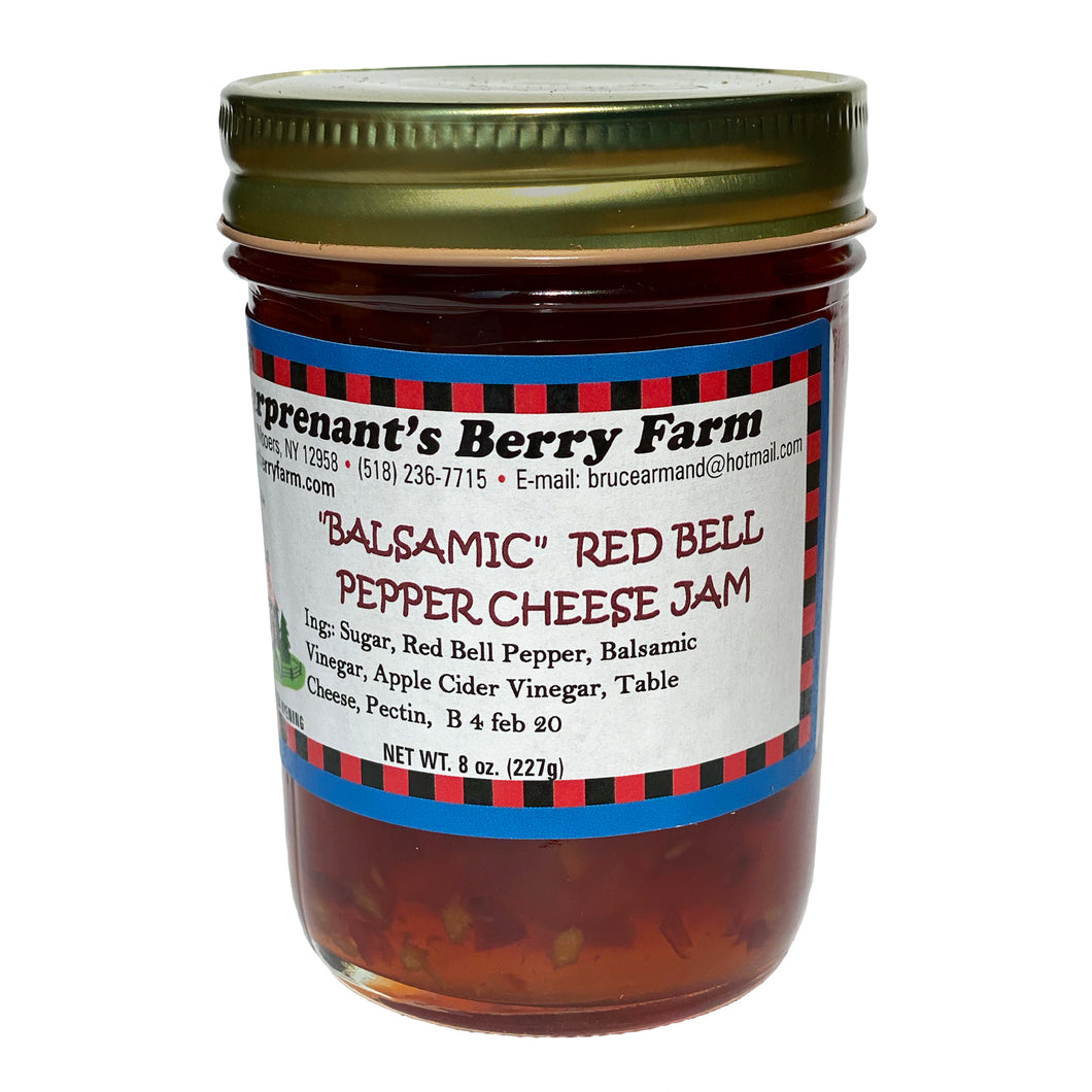 Balsamic Red Bell Pepper Cheese Jam
